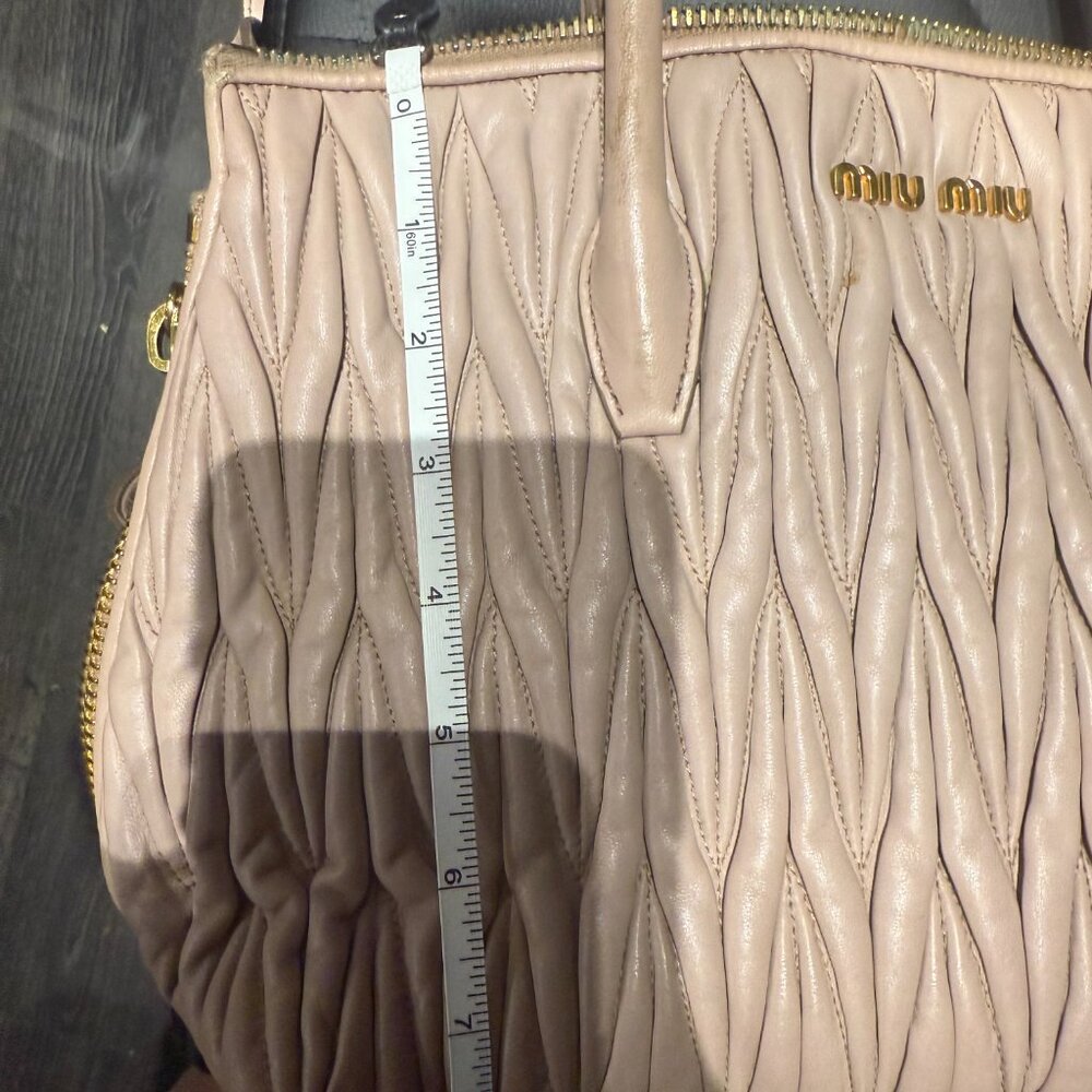 Authentic MiuMiu Nappa Leather Handbag - Picture 11 of 15